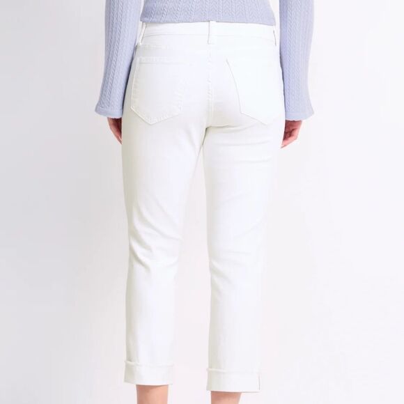 KUT FROM THE KLOTH
Amy Frayed Hem Crop Straight Leg Jean White 6 Stitch Fix Nwt - Picture 2 of 6